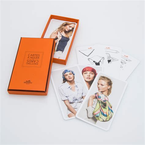 hermes cartes a nouer|hermes knotting cards.